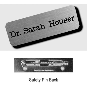 Safety Pin Back
