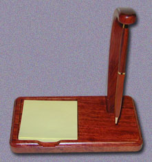 Floating Wooden Pen and Notepad